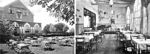 ёнигсберг, Ponarth, restaurant Berliner Haus,  Inhaber Roasalie Ehlert, 1942 г.,            пересечение Berliner Strasse, 108 (ныне ул. Суворова) и Hoehe Godriener Strasse (ныне ул. Камская)